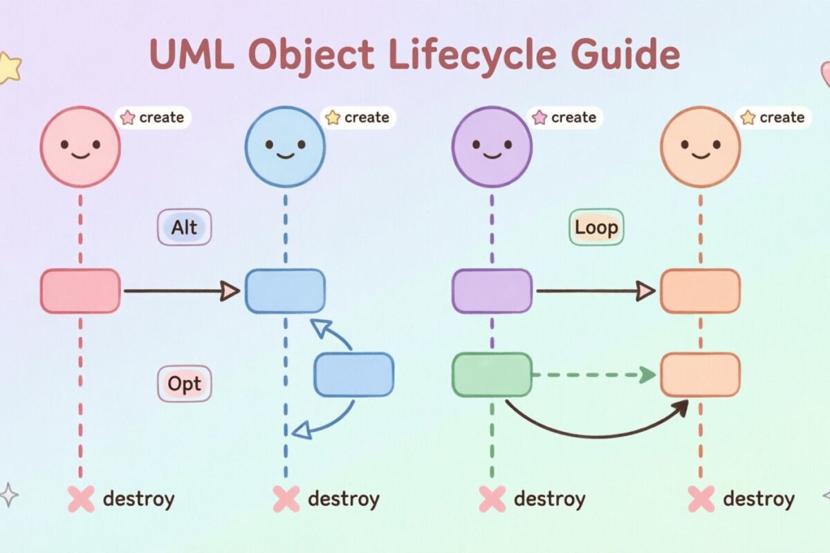 UML顺序图中对象生命周期的完整指南