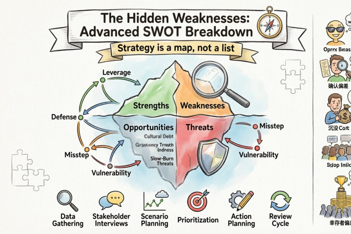 Die versteckten Schwächen, über die niemand spricht: Eine erweiterte Komponentenanalyse des SWOT-Modells