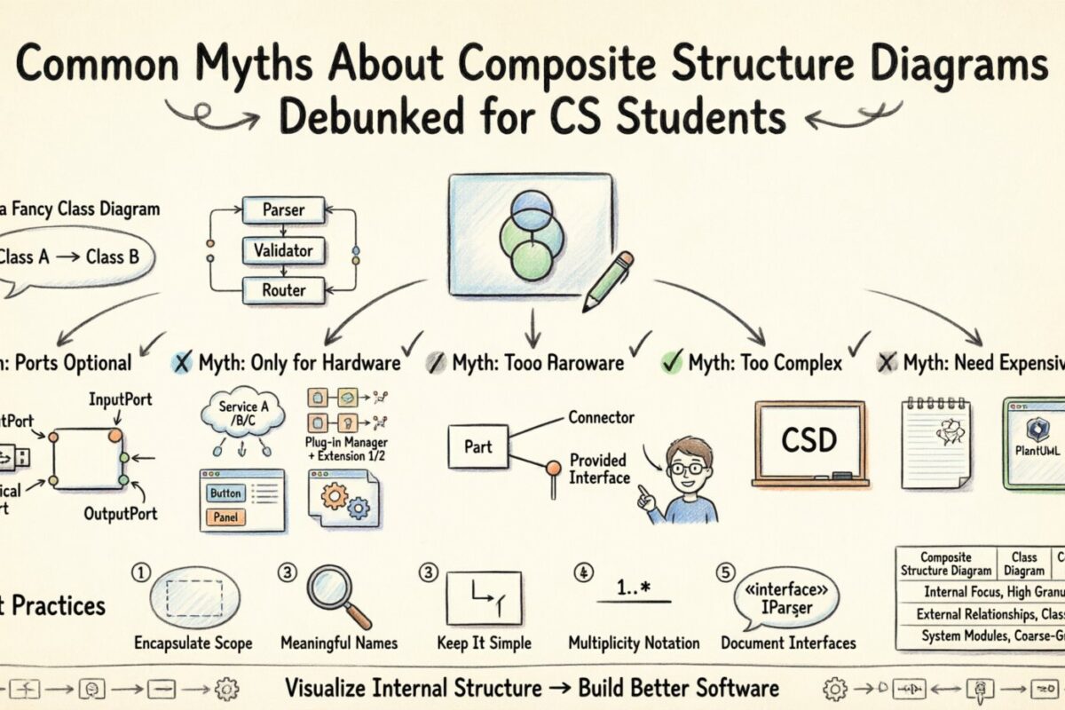 Häufige Mythen über Zusammengesetzte Strukturdiagramme widerlegt für Informatik-Studenten