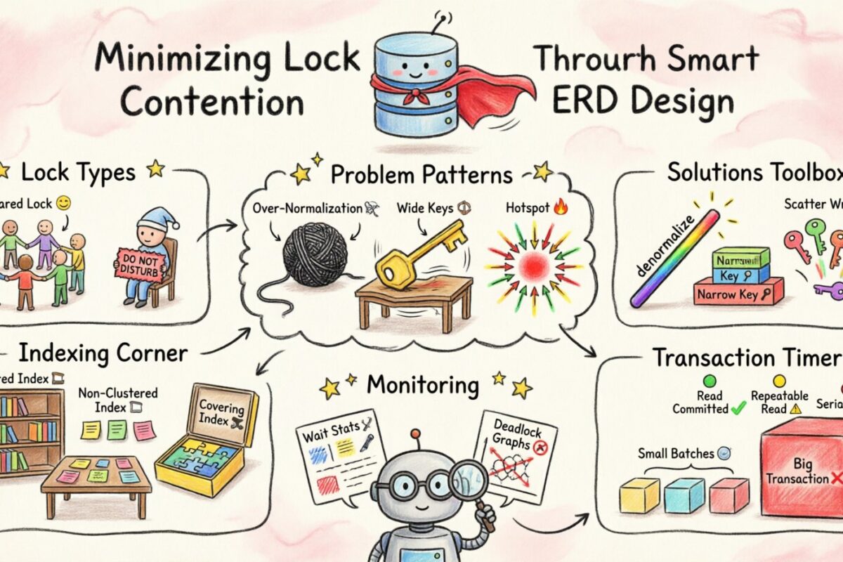 Minimierung von Sperrkonflikten durch intelligente ERD-Design