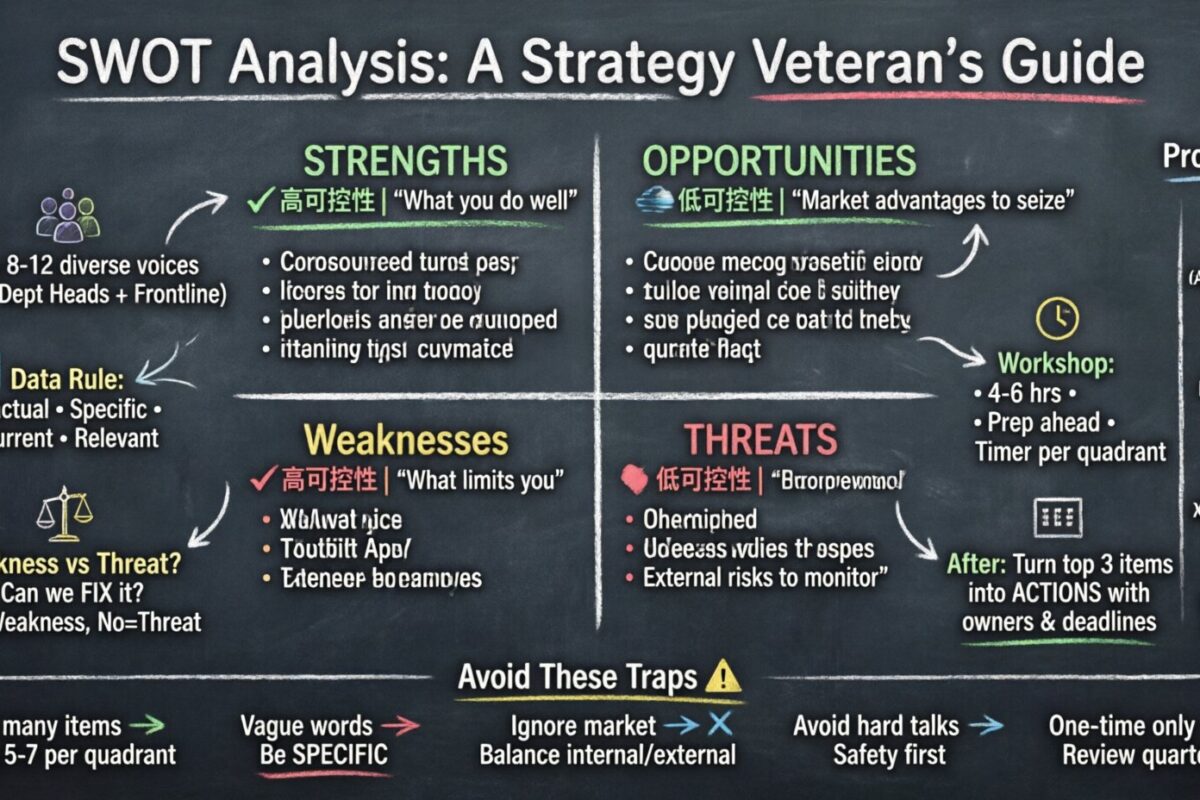 Frage- und Antwort-Sitzung mit einem Strategie-Experten: Beantwortung Ihrer schwierigen Fragen zur Durchführung einer SWOT-Analyse