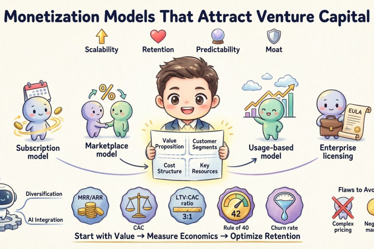 Business Model Canvas: Monetisierungsmodelle, die ernsthafte Risikokapitalgeber anziehen