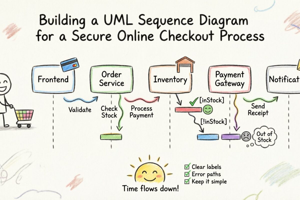 Fallstudie: Schritt-für-Schritt-Erstellung eines realen UML-Sequenzdiagramms Fallstudie: Schritt-für-Schritt-Erstellung eines realen UML-Sequenzdiagramms