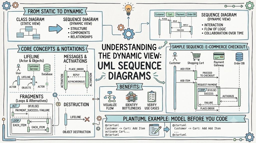 Die Beherrschung von UML-Sequenzdiagrammen: Ein umfassender Leitfaden zur Modellierung dynamischer Interaktionen Die Beherrschung von UML-Sequenzdiagrammen: Ein umfassender Leitfaden zur Modellierung dynamischer Interaktionen