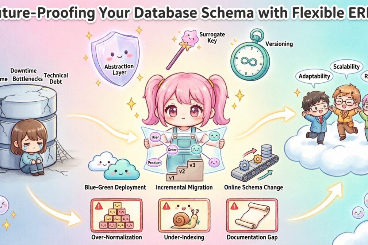 Protegiendo tu esquema de base de datos para el futuro con ERD flexibles