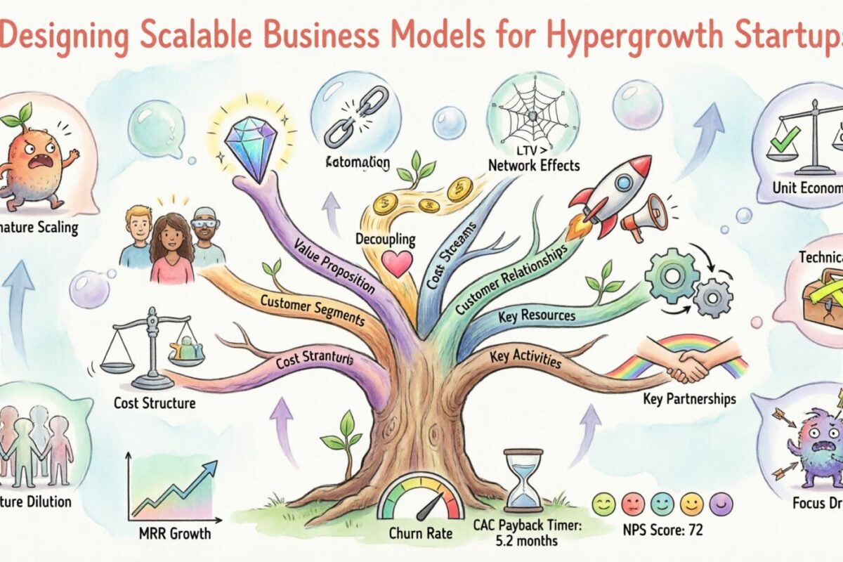 Diseñando modelos de negocio escalables para startups de hipercrecimiento