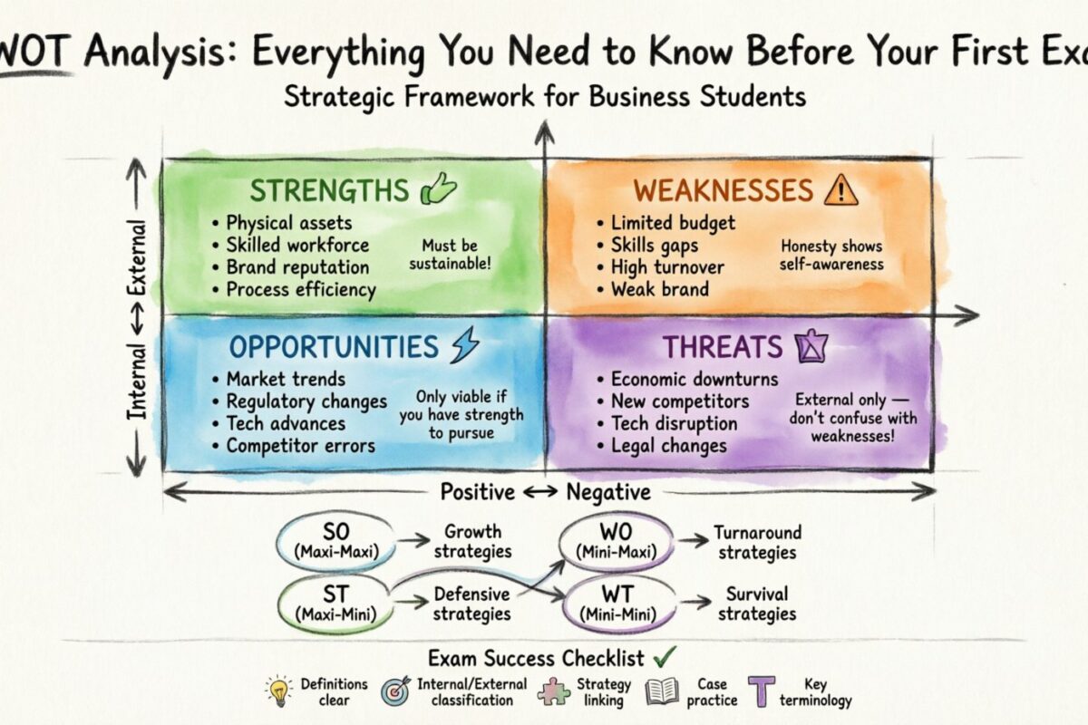 Visión definitiva: Todo lo que necesitas saber sobre el análisis SWOT antes de tu primer examen