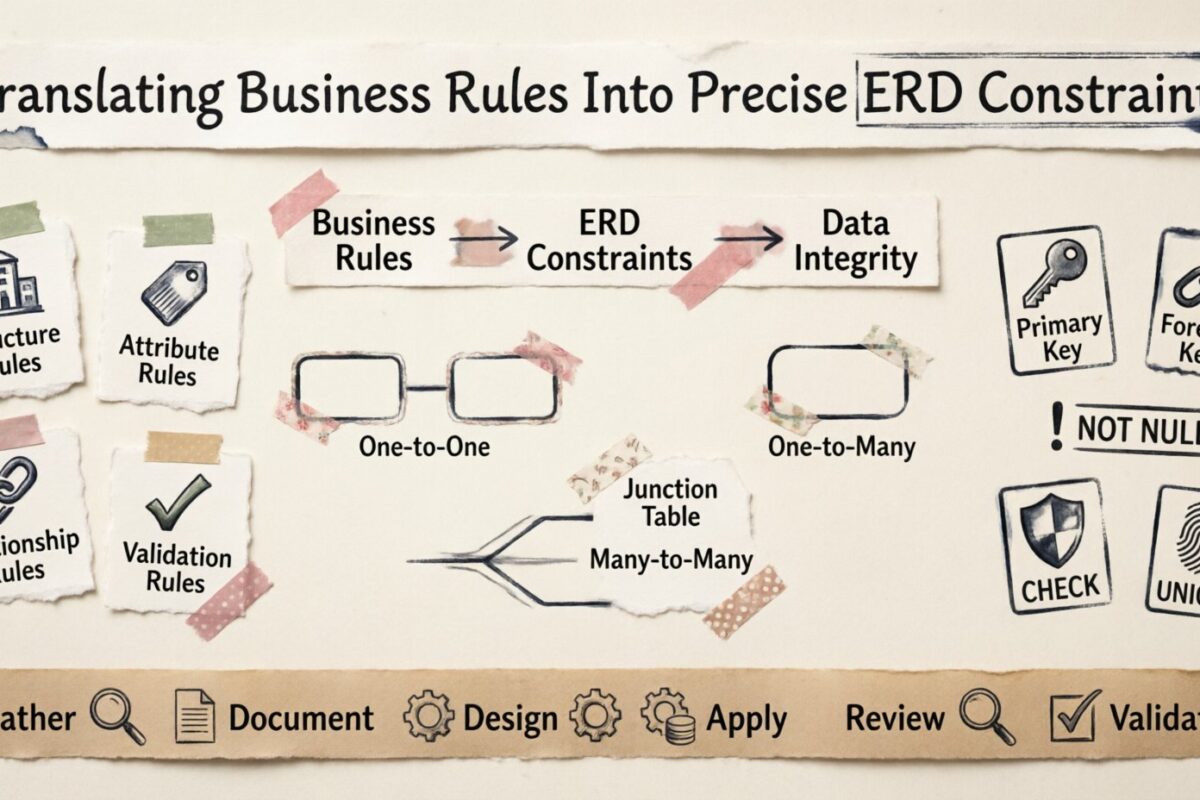Traduciendo reglas de negocio en restricciones precisas de ERD Traduciendo reglas de negocio en restricciones precisas de ERD