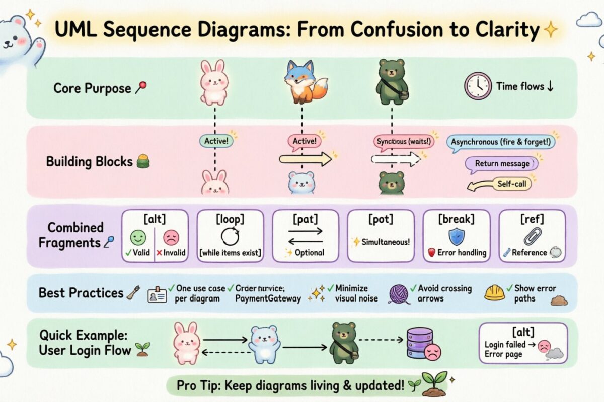 De la Confusión a la Claridad: Una Guía Completa de los Diagramas de Secuencia UML