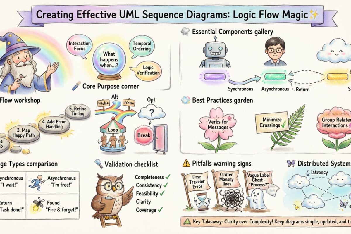 Creación de diagramas de secuencia UML efectivos: una exploración profunda del flujo lógico