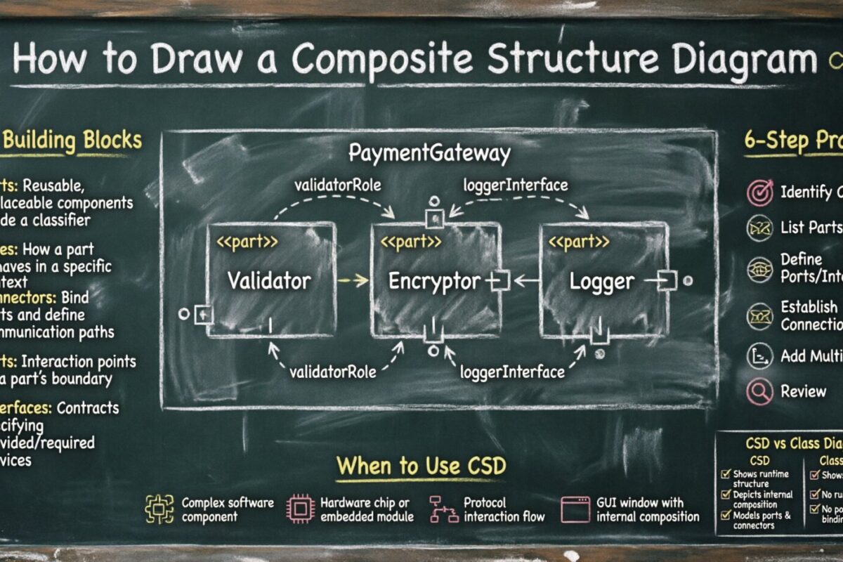Comment dessiner un diagramme de structure composite : un guide étape par étape pour les débutants Comment dessiner un diagramme de structure composite : un guide étape par étape pour les débutants