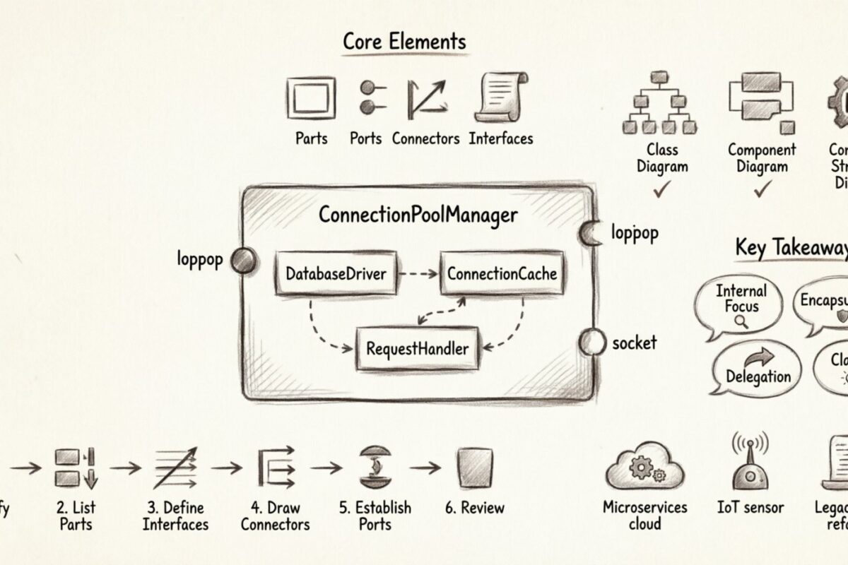 Aperçus du diagramme de structure composite : relier la théorie à l’application pratique pour les étudiants Aperçus du diagramme de structure composite : relier la théorie à l’application pratique pour les étudiants