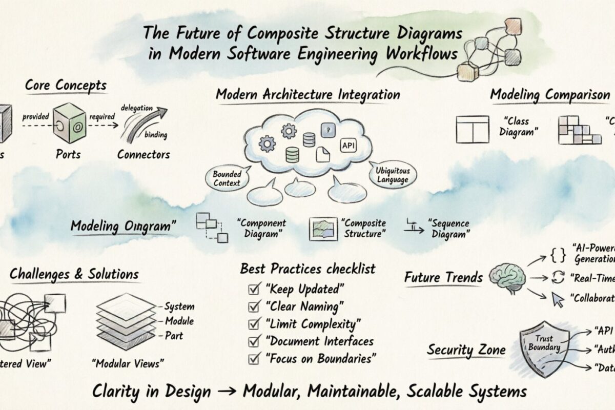 L’avenir des diagrammes de structure composite dans les flux de travail modernes du génie logiciel