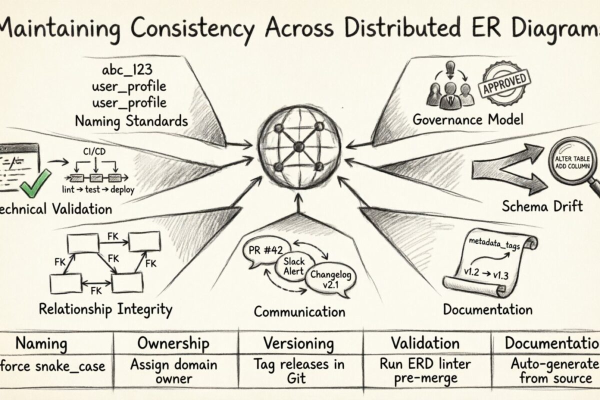 Maintenir la cohérence à travers les diagrammes ER distribués Maintenir la cohérence à travers les diagrammes ER distribués