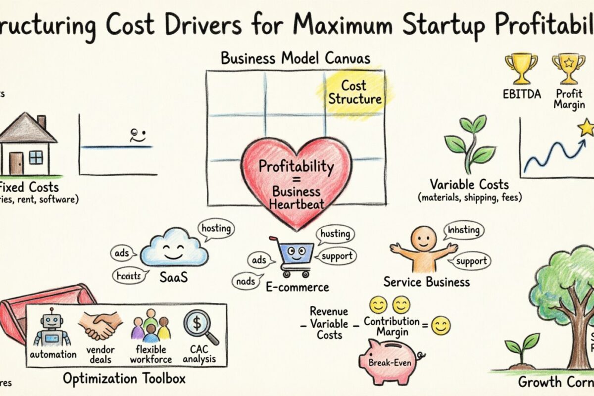 Business Model Canvas : structurer les facteurs de coût pour une rentabilité maximale des startups