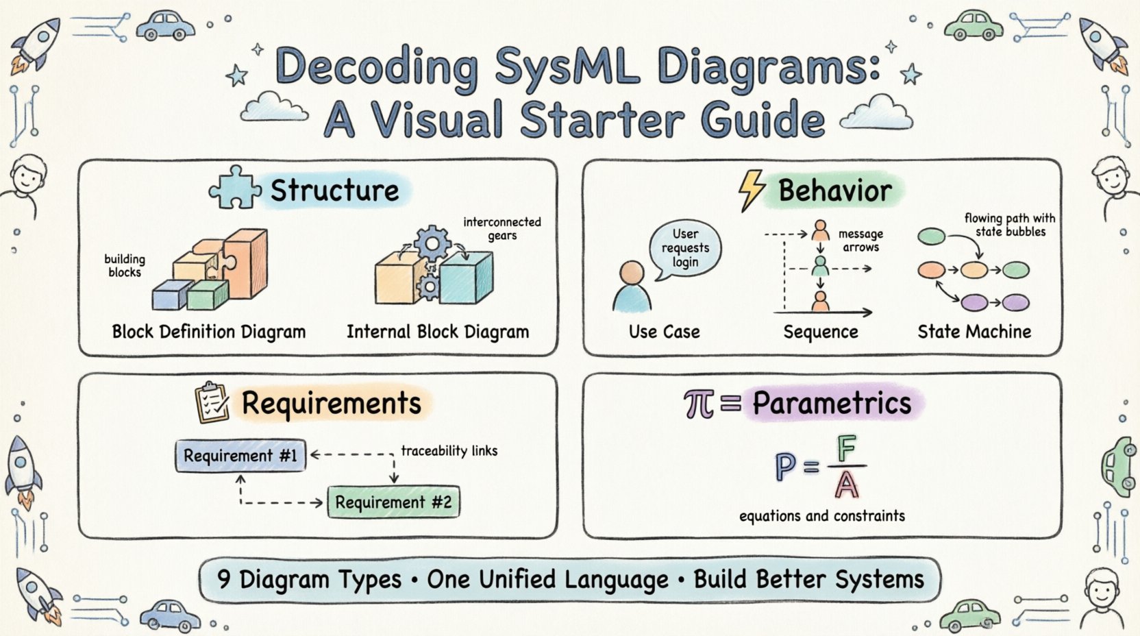 Sysml Guide Guide des diagrammes SysML : Débutant visuel pour les débutants