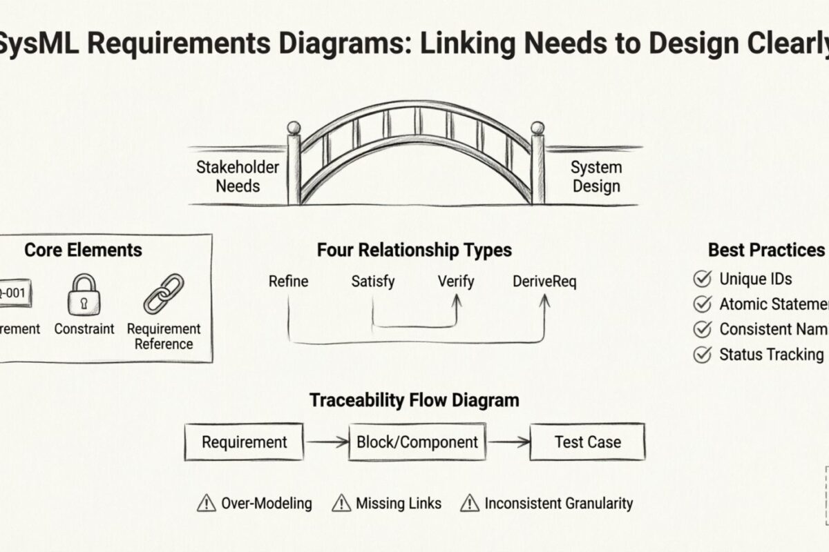 Diagrammes de besoins SysML : relier clairement les besoins à la conception