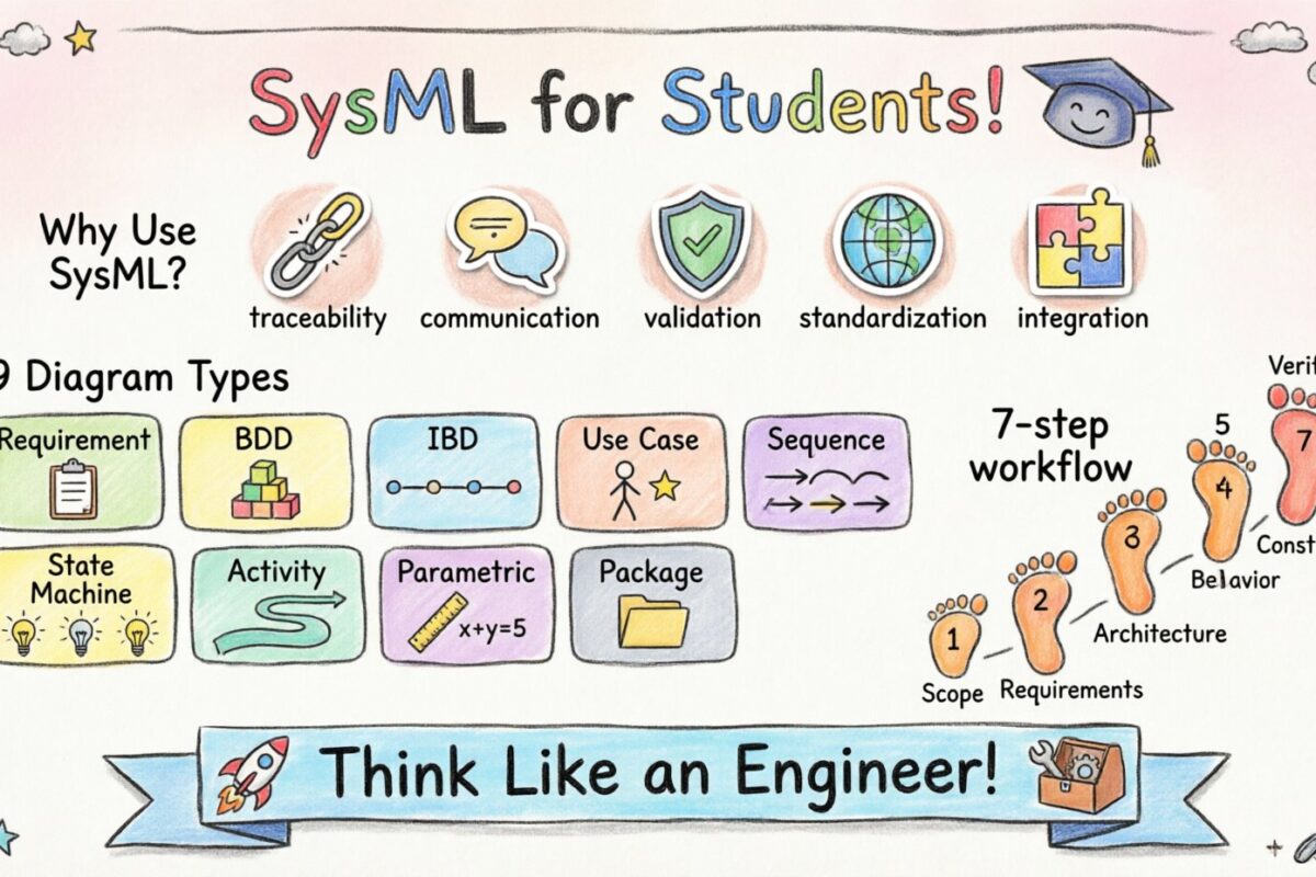 SysML pour les projets universitaires : une référence appliquée pour étudiants