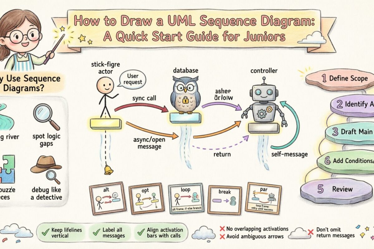 Comment dessiner un diagramme de séquence UML : un guide rapide pour les débutants