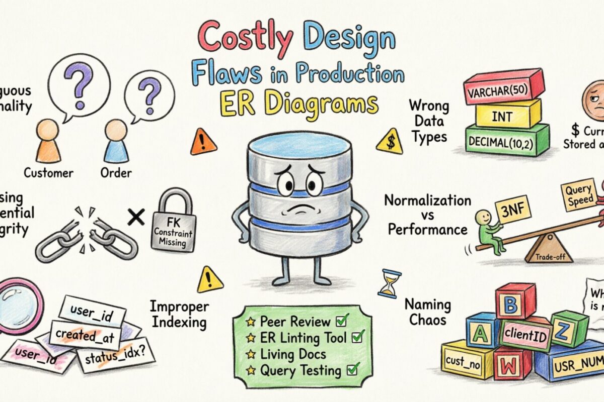 Kesalahan Desain Mahal Ditemukan dalam Diagram ER Produksi