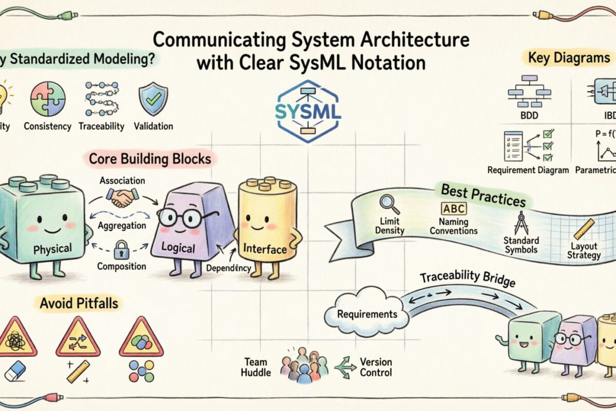 明確なSysML表記を用いたシステムアーキテクチャの伝達