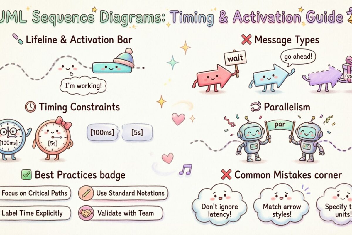 UMLシーケンス図におけるタイミングとアクティベーションの実用的ガイド