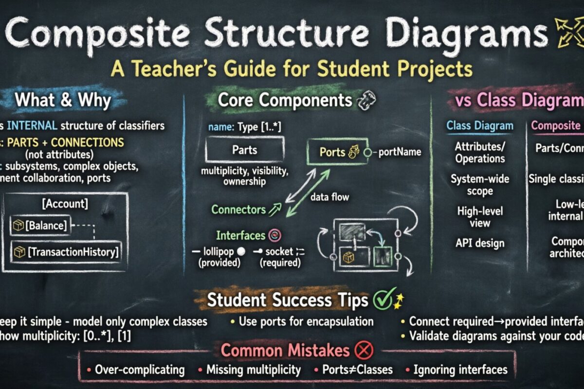 Diagram struktury złożonej Q&A: Odpowiedzi na najważniejsze pytania z projektów studenckich Diagram struktury złożonej Q&A: Odpowiedzi na najważniejsze pytania z projektów studenckich