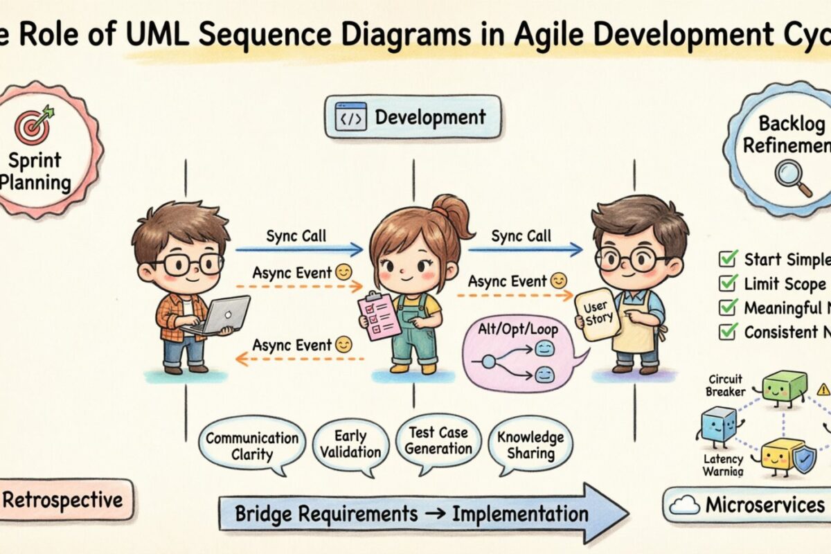 Rola diagramów sekwencji UML w cyklach rozwoju agilnego