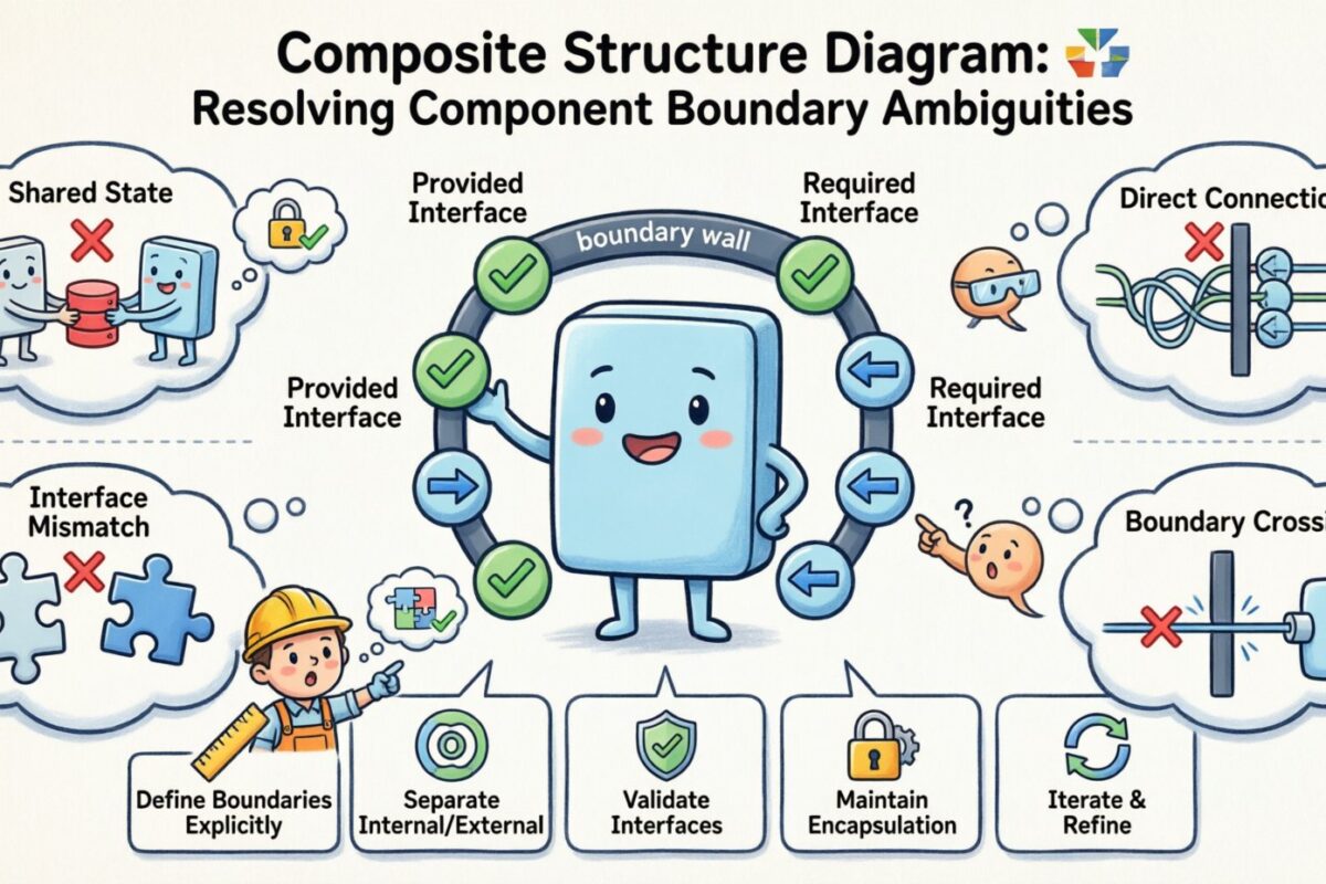 Resolvedor de Diagramas de Estrutura Composta: Como Resolver Ambiguidades em Limites de Componentes