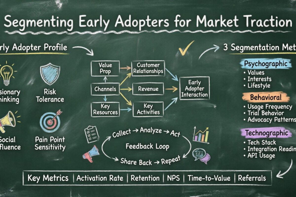 Canvas do Modelo de Negócio: Segmentando Early Adopters para Obter Tração Inicial no Mercado