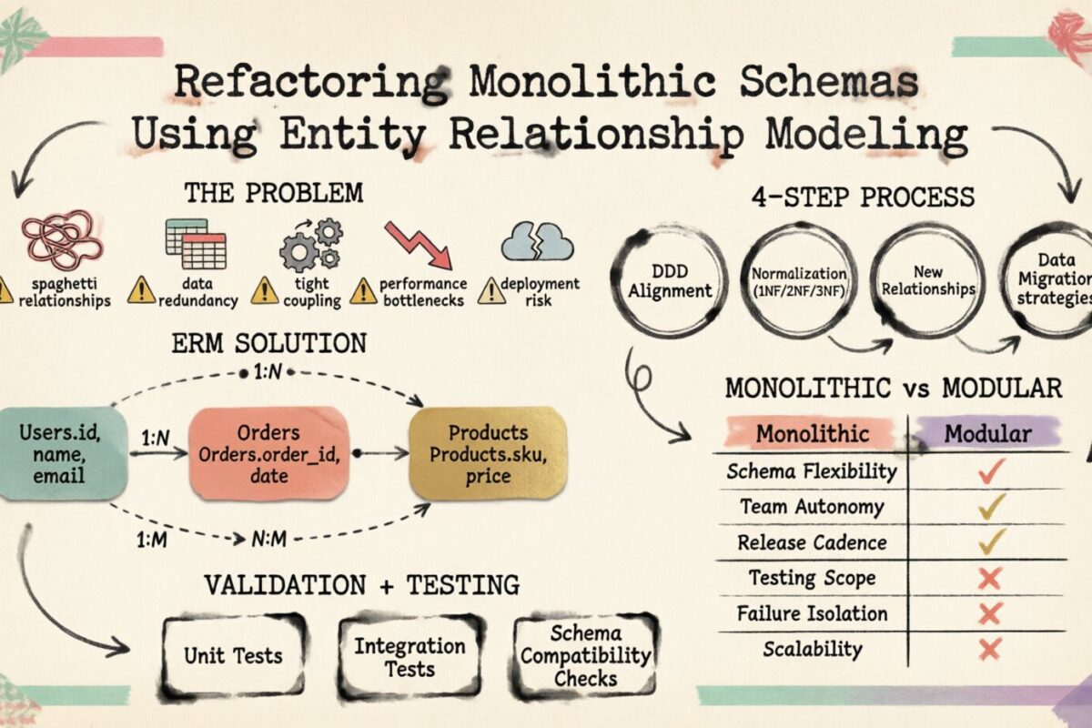 Refatoração de Esquemas Monolíticos Usando Modelagem de Relacionamento de Entidades Refatoração de Esquemas Monolíticos Usando Modelagem de Relacionamento de Entidades