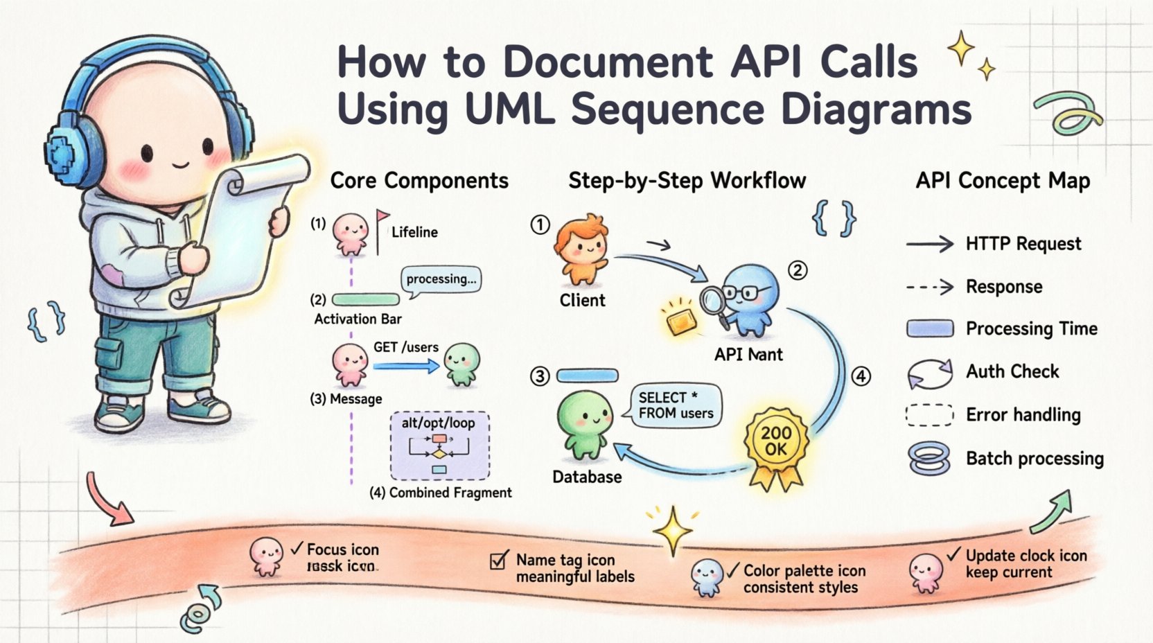 使用 UML 序列圖記錄 API 呼叫