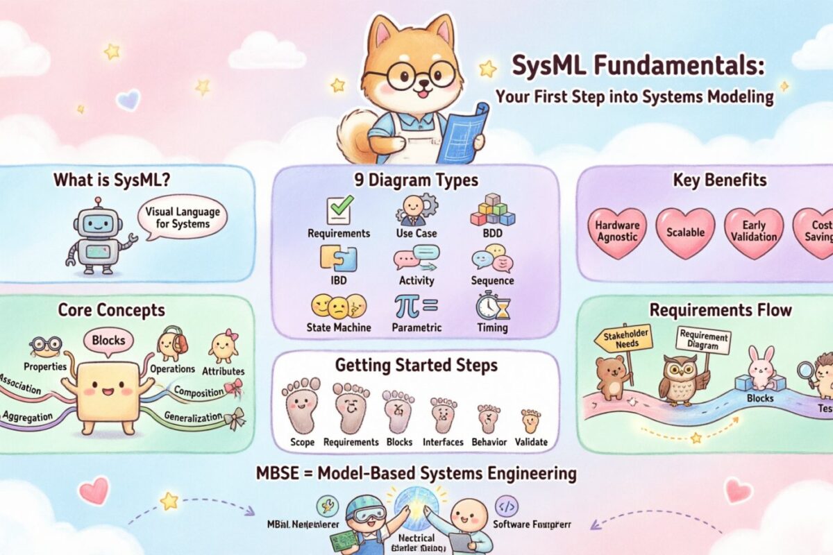 Cơ bản SysML: Bước đầu tiên của bạn vào mô hình hóa hệ thống