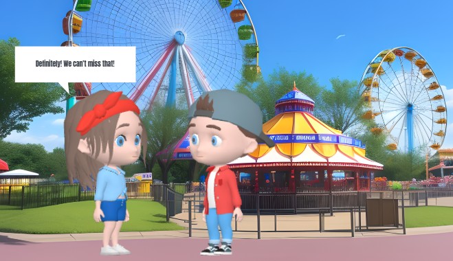 Xây dựng các cảnh công viên chủ đề điện ảnh với Visual Paradigm AniFuzion