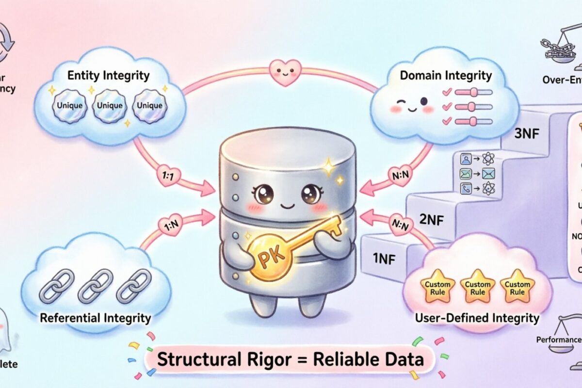 Thực thi toàn vẹn dữ liệu thông qua các ràng buộc ERD nghiêm ngặt Thực thi toàn vẹn dữ liệu thông qua các ràng buộc ERD nghiêm ngặt