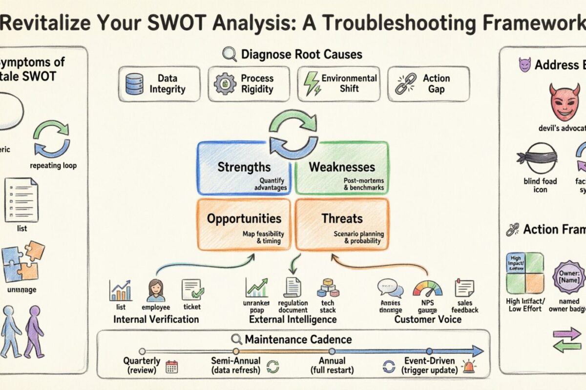 Khắc phục sự cố trong Buổi họp Chiến lược của bạn: Làm gì khi Phân tích SWOT của bạn cảm thấy cũ kỹ Khắc phục sự cố trong Buổi họp Chiến lược của bạn: Làm gì khi Phân tích SWOT của bạn cảm thấy cũ kỹ