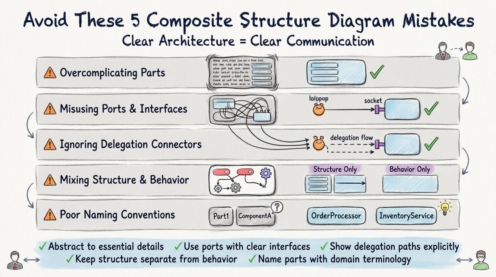 Avoid These 5 Composite Structure Diagram Mistakes That Confuse Stakeholders