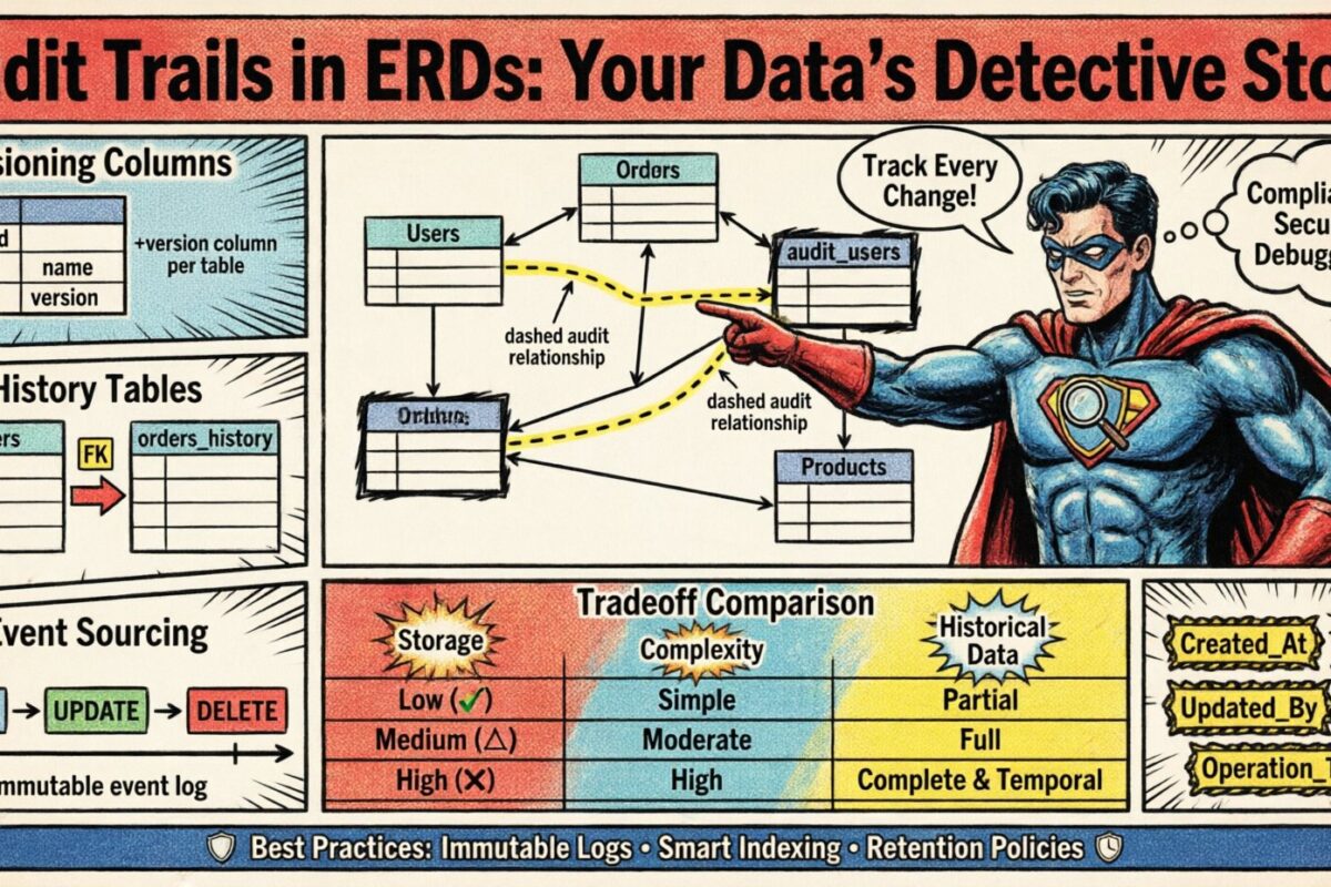 Incorporating Audit Trails into Your Entity Relationship Diagram