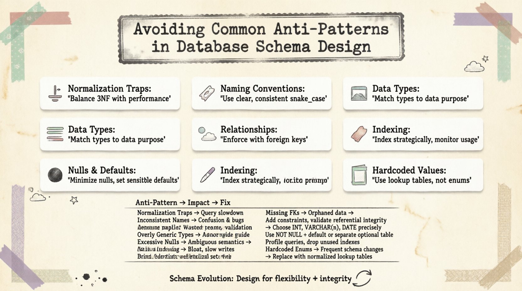 Avoiding Common Anti-Patterns in Database Schema Design Avoiding Common Anti-Patterns in Database Schema Design