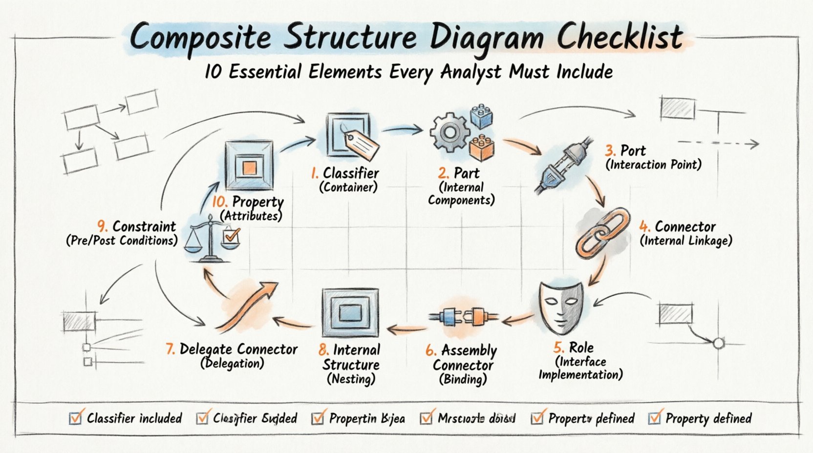 Composite Structure Diagram Checklist: 10 Essential Elements Every Analyst Must Include Composite Structure Diagram Checklist: 10 Essential Elements Every Analyst Must Include