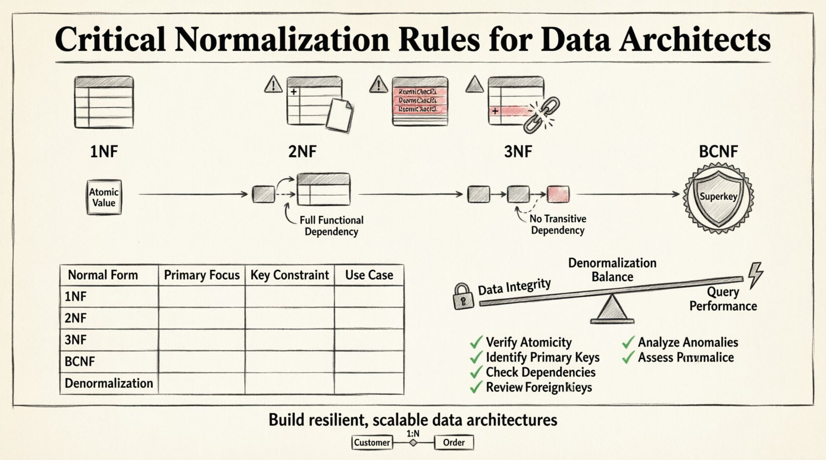 ERD Guide: Critical Normalization Rules for Data Architects