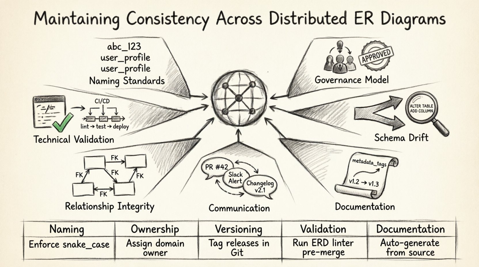Maintaining Consistency Across Distributed ER Diagrams Maintaining Consistency Across Distributed ER Diagrams