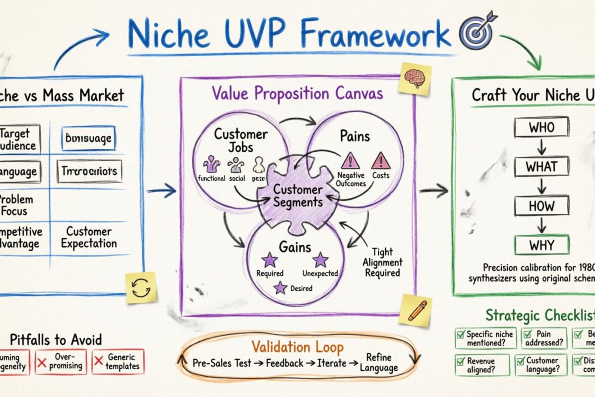 Business Model Canvas: Defining Unique Value Propositions for Highly Niche Markets