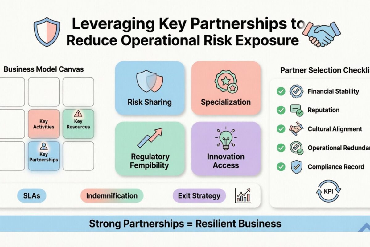 Business Model Canvas: Leveraging Key Partnerships to Reduce Operational Risk Exposure