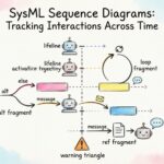 SysML Sequence Diagrams: Tracking Interactions Across Time