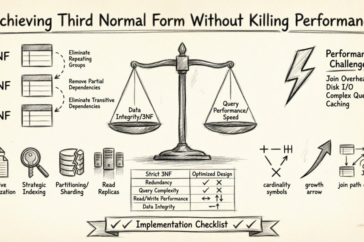 ERD Guide: Achieving Third Normal Form Without Killing Performance