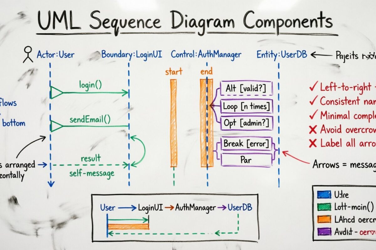 UML Sequence Diagram Component Breakdown: Understanding Each Element