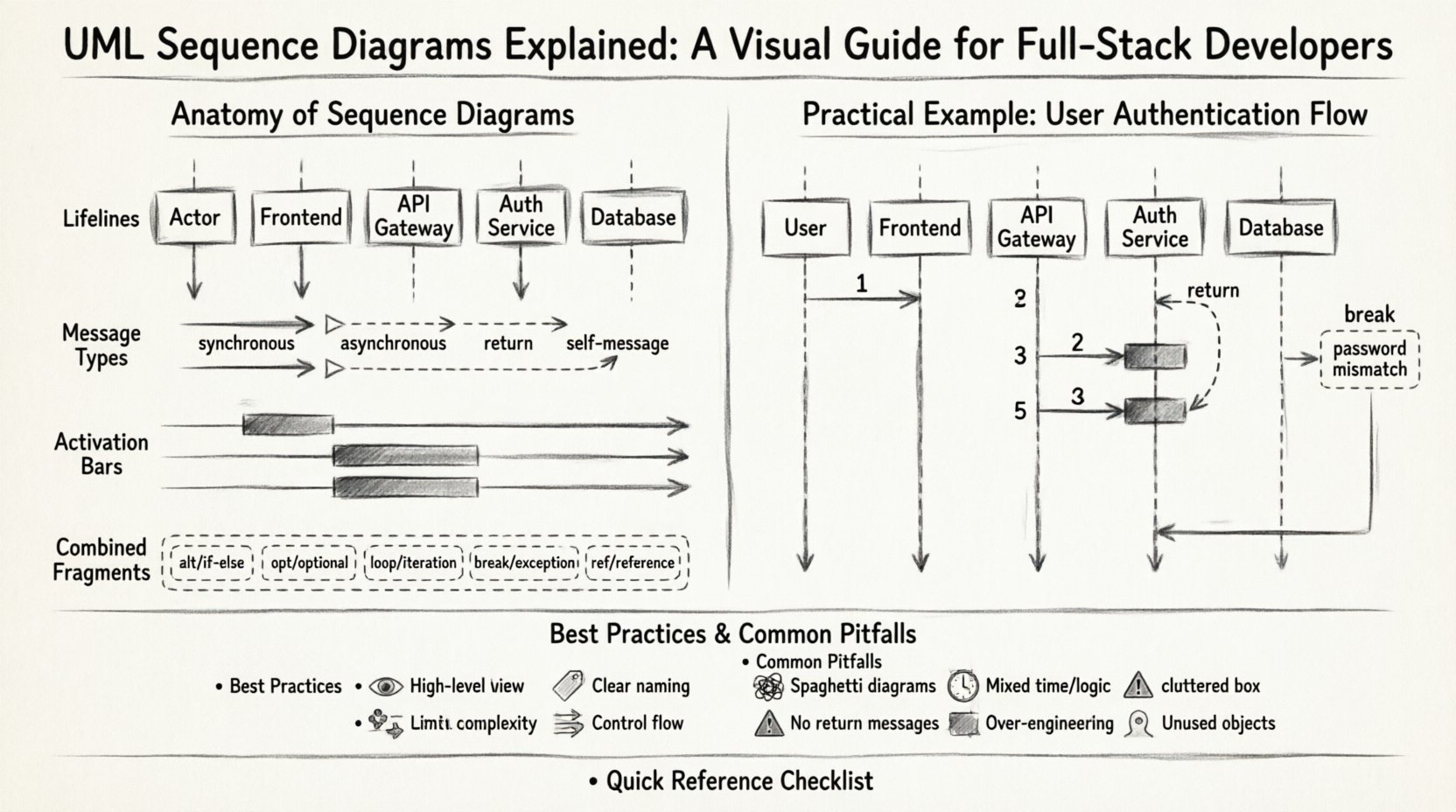 UML Sequence Diagrams Explained: A Visual Guide for Full-Stack Developers