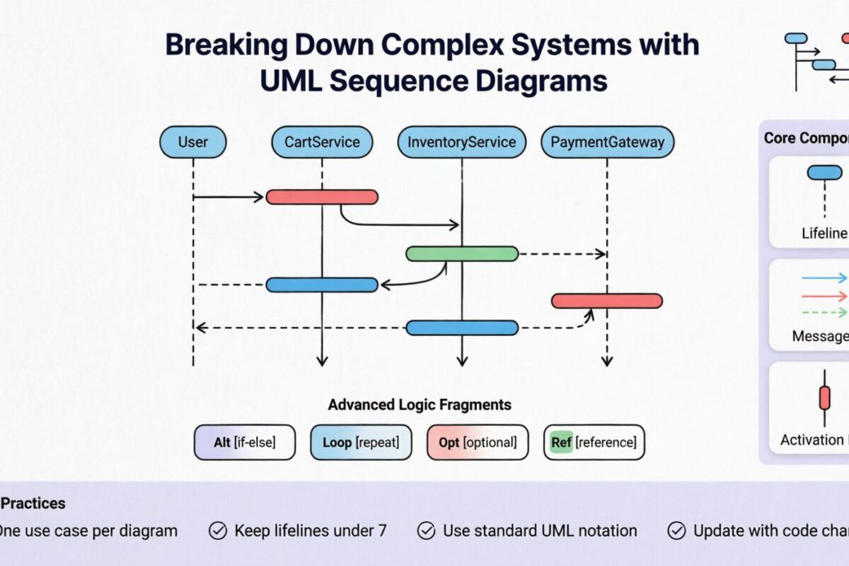 Breaking Down Complex Systems: Using UML Sequence Diagrams to Simplify